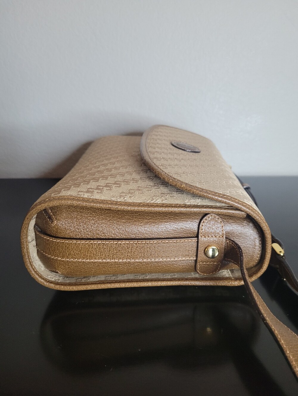 Vintage Gucci Monogram  Shoulder Crossbody Bag - Picture 5 of 16